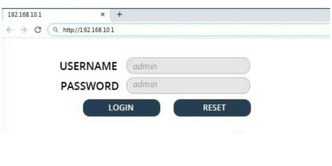 interface login IP address