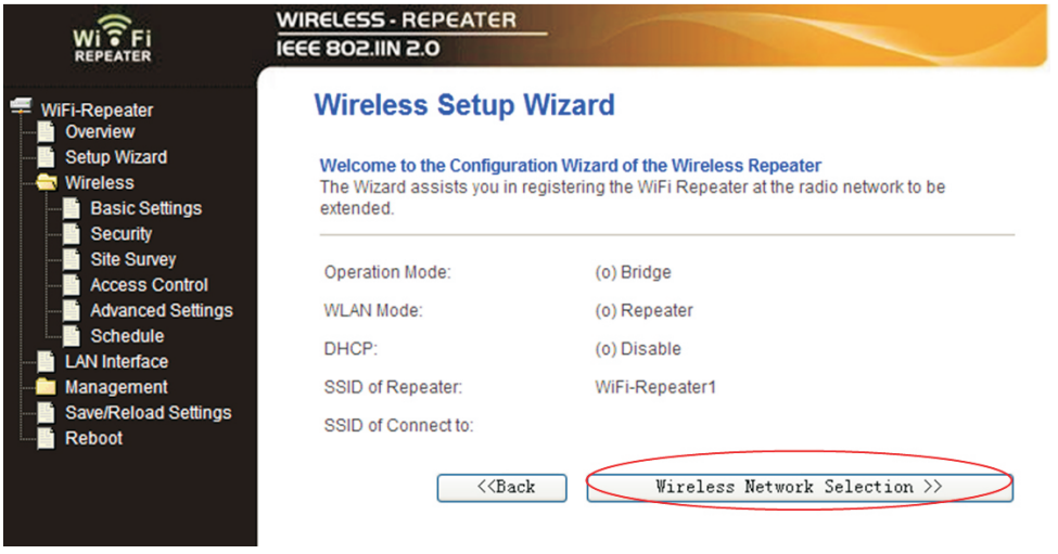 WiFi Ethernet Extender Configuration